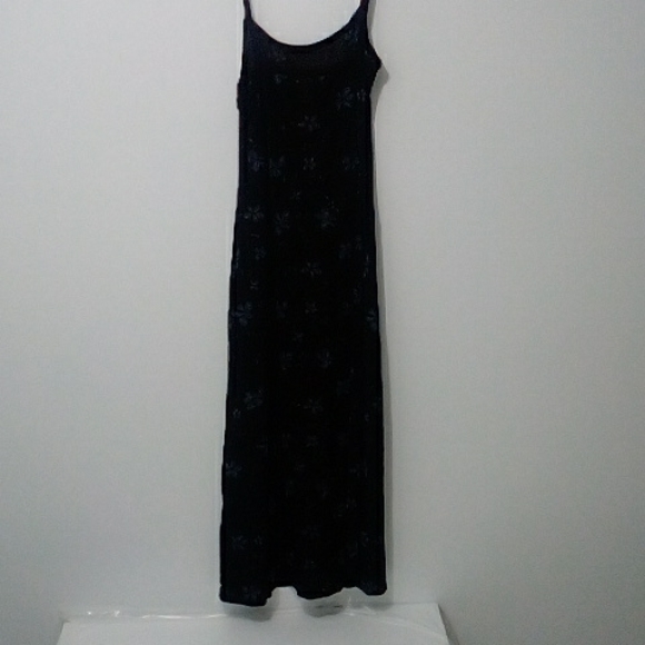 Maxi shear floral sparkly A-line dress/ - Picture 4 of 4